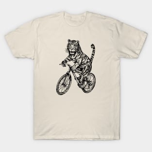 SEEMBO Tiger Cycling Bicycle Cyclist Bicycling Bike Biking T-Shirt